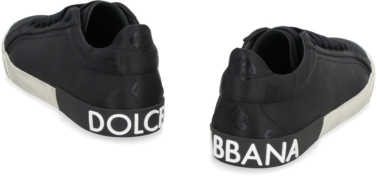 Dolce & Gabbana Portofino low-top sneakers Zwart