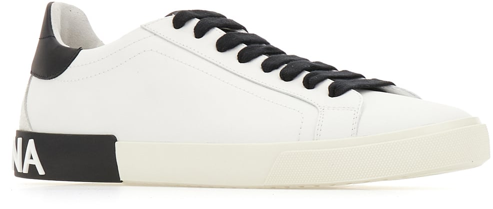 Dolce & Gabbana Dolce&gabbana Two-tone leather Portofino Vintage sneakers Divers