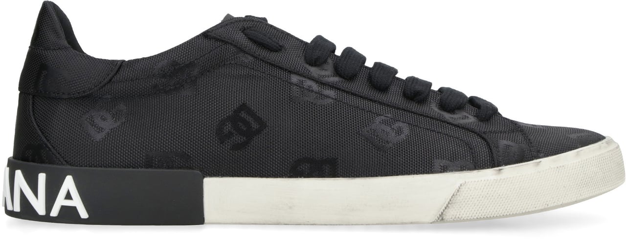 Dolce & Gabbana Portofino low-top sneakers Zwart