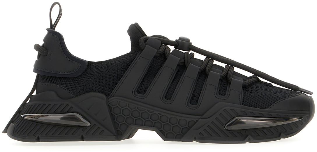 Dolce & Gabbana Dolce&gabbana Black fabric Day Master sneakers Zwart