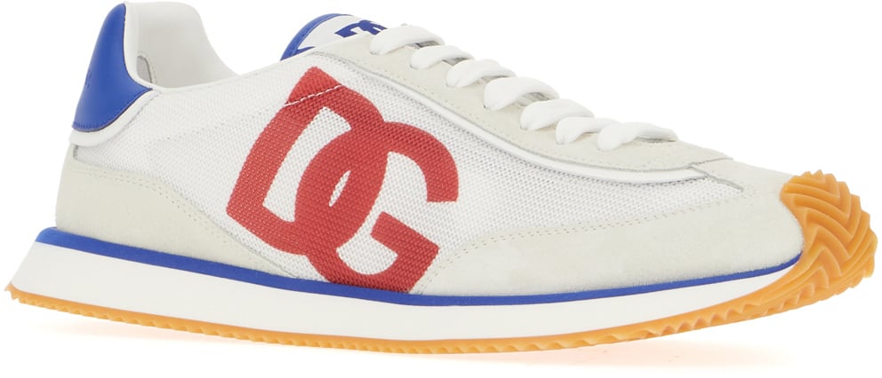 Dolce & Gabbana Dolce&gabbana Multicolor suede and mesh DG Aria sneakers Divers