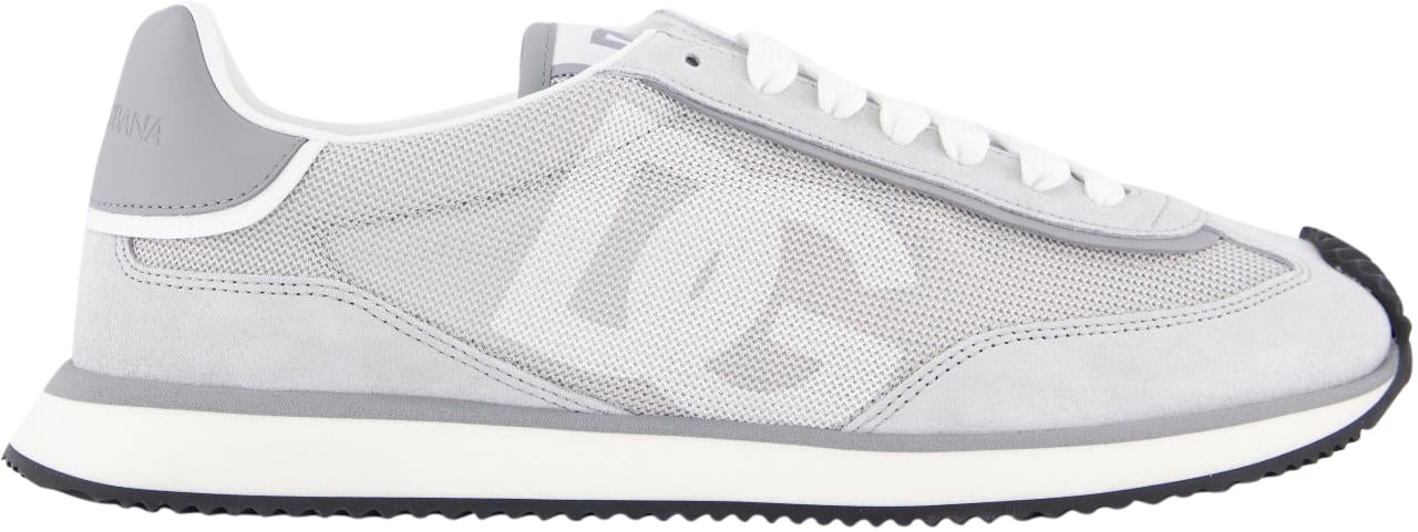 Dolce & Gabbana Heren Cushion Sneaker Mixed Grijs Grijs
