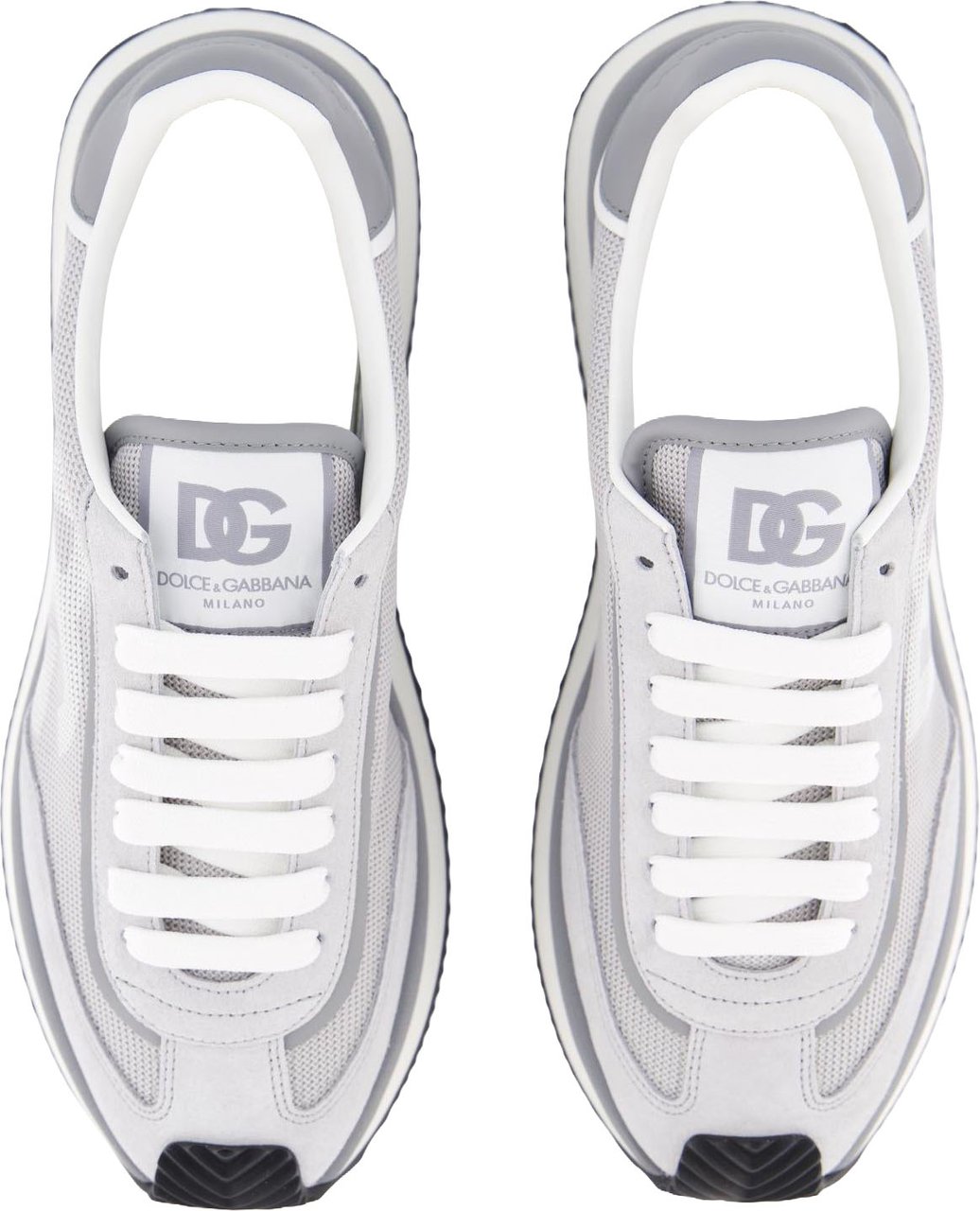 Dolce & Gabbana Dolce&Gabbana Heren Cushion Sneaker Mixed Grijs Grijs