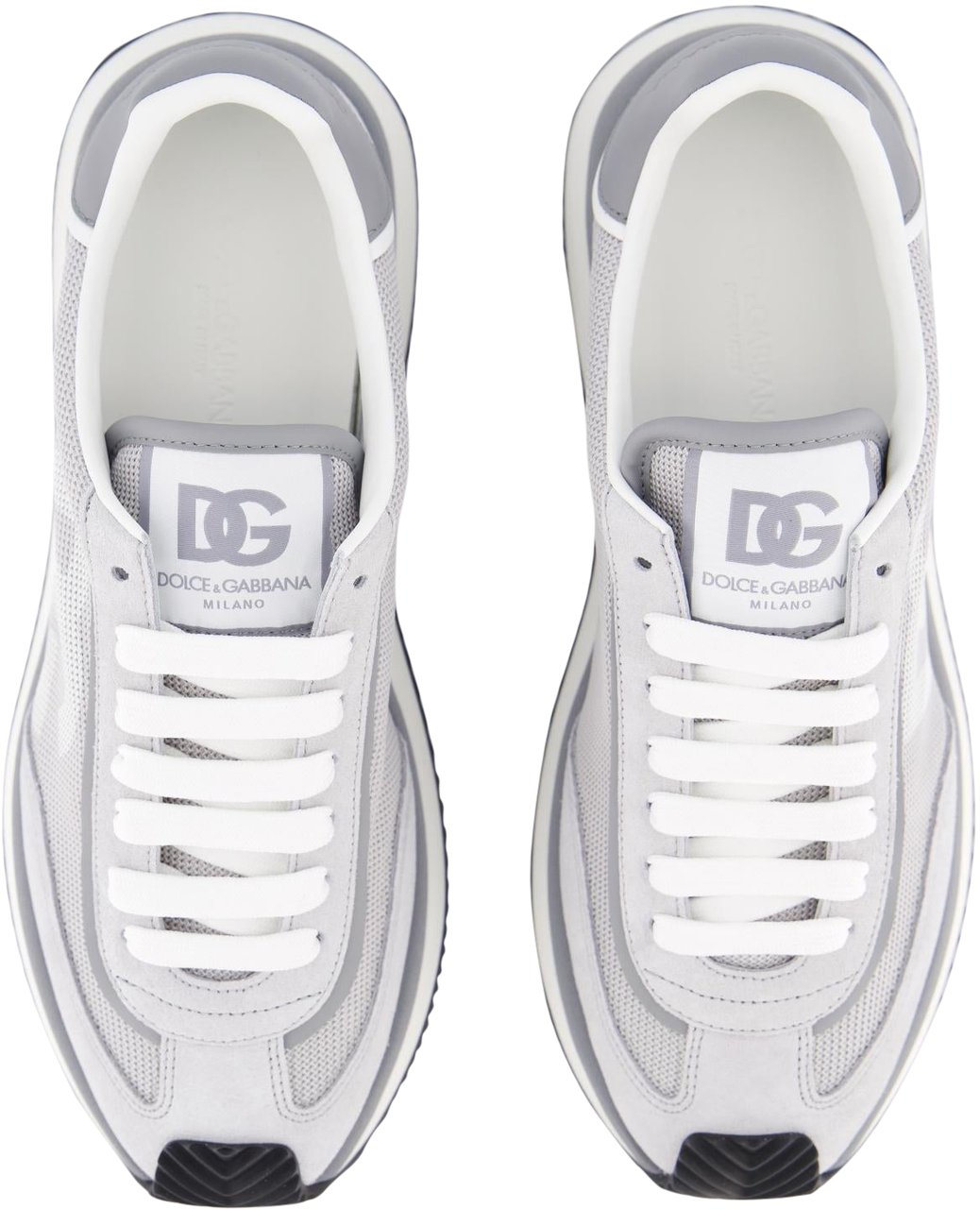 Dolce & Gabbana Heren Cushion Sneaker Mixed Grijs Grijs