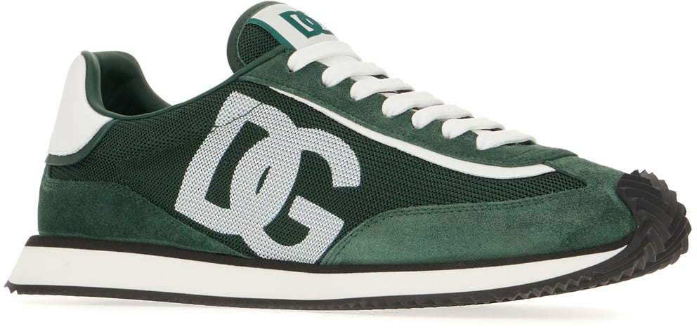 Dolce & Gabbana Dolce&gabbana Multicolor suede and mesh DG Aria sneakers Divers