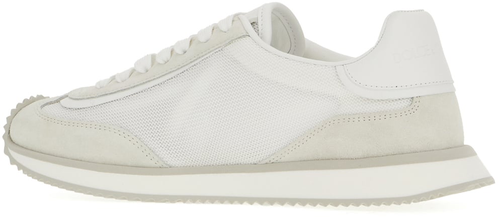 Dolce & Gabbana Dolce&gabbana Two-tone suede and mesh DG Aria sneakers Divers