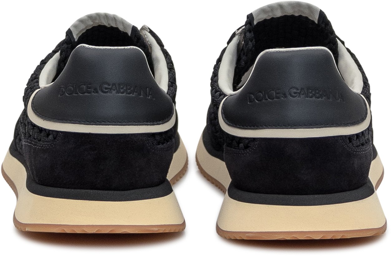 Dolce & Gabbana Sneaker Intrecciata Zwart