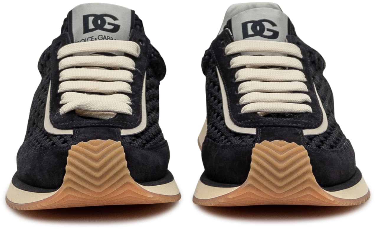 Dolce & Gabbana Sneaker Intrecciata Zwart