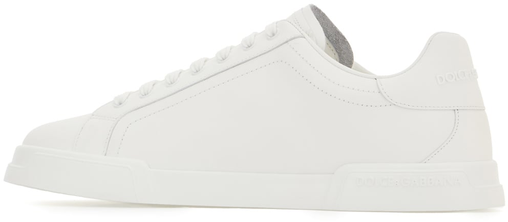 Dolce & Gabbana Dolce&gabbana White leather sneakers Wit