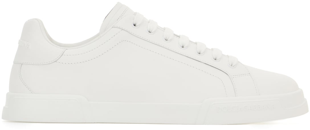 Dolce & Gabbana Dolce&gabbana White leather sneakers Wit