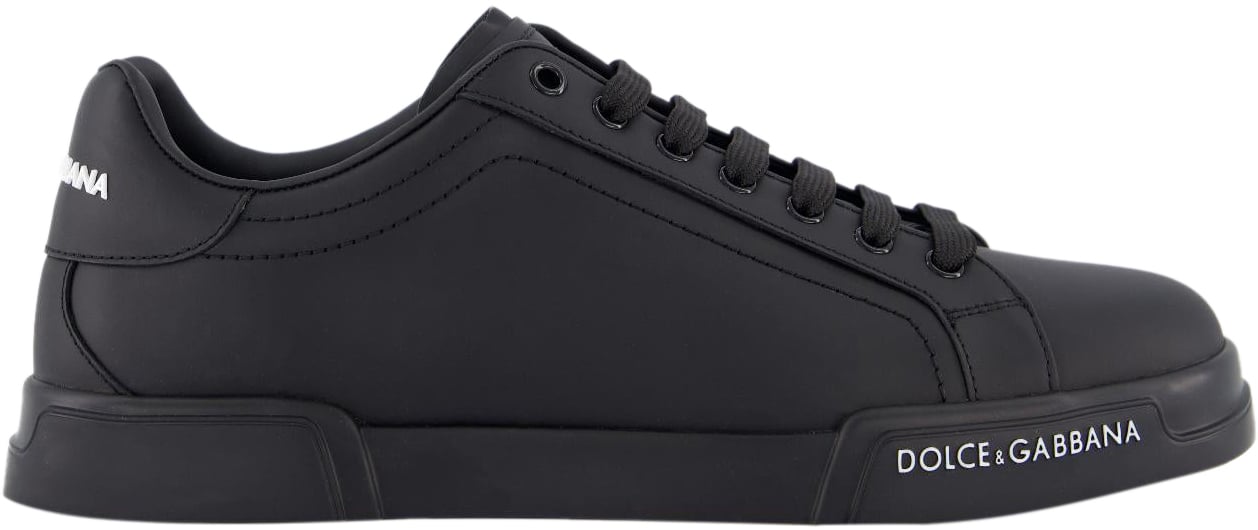 Dolce & Gabbana Heren Portofino Sneaker Zwart/Wit Zwart