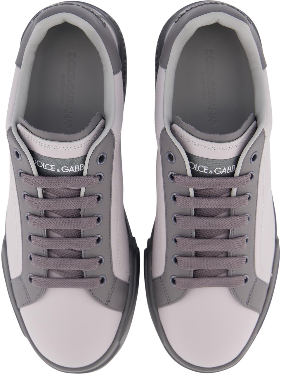 Dolce & Gabbana Heren Portofino Sneakers Grijs Grijs