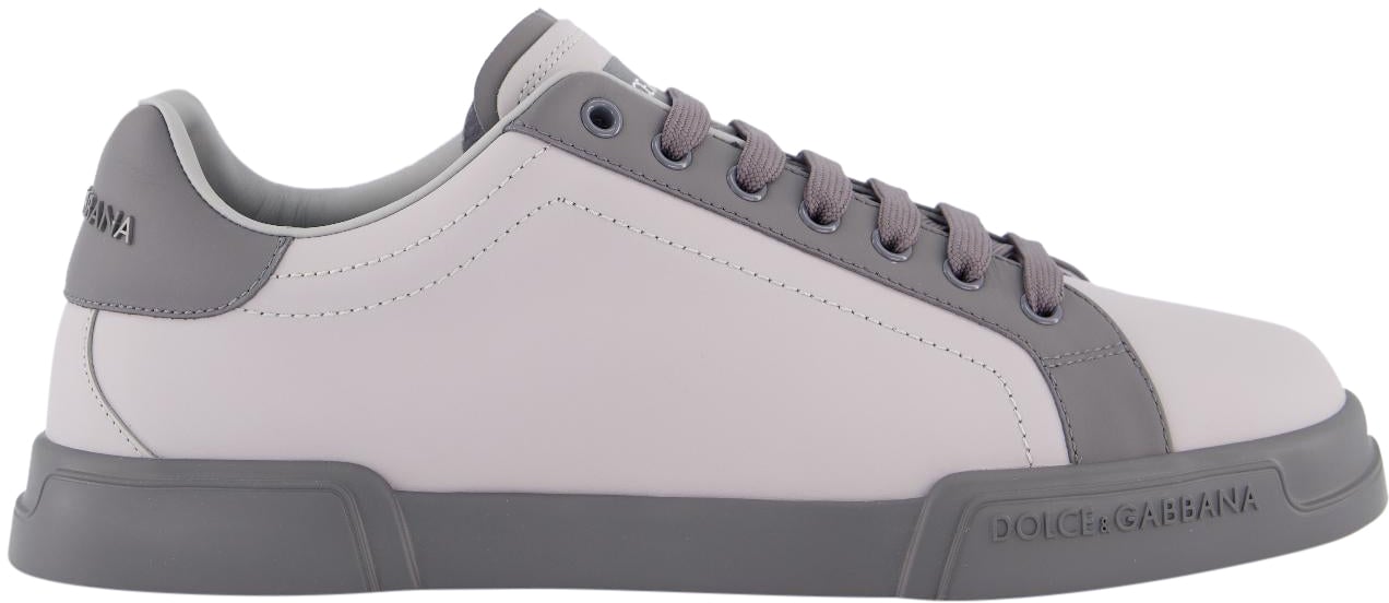 Dolce & Gabbana Heren Portofino Sneakers Grijs Grijs
