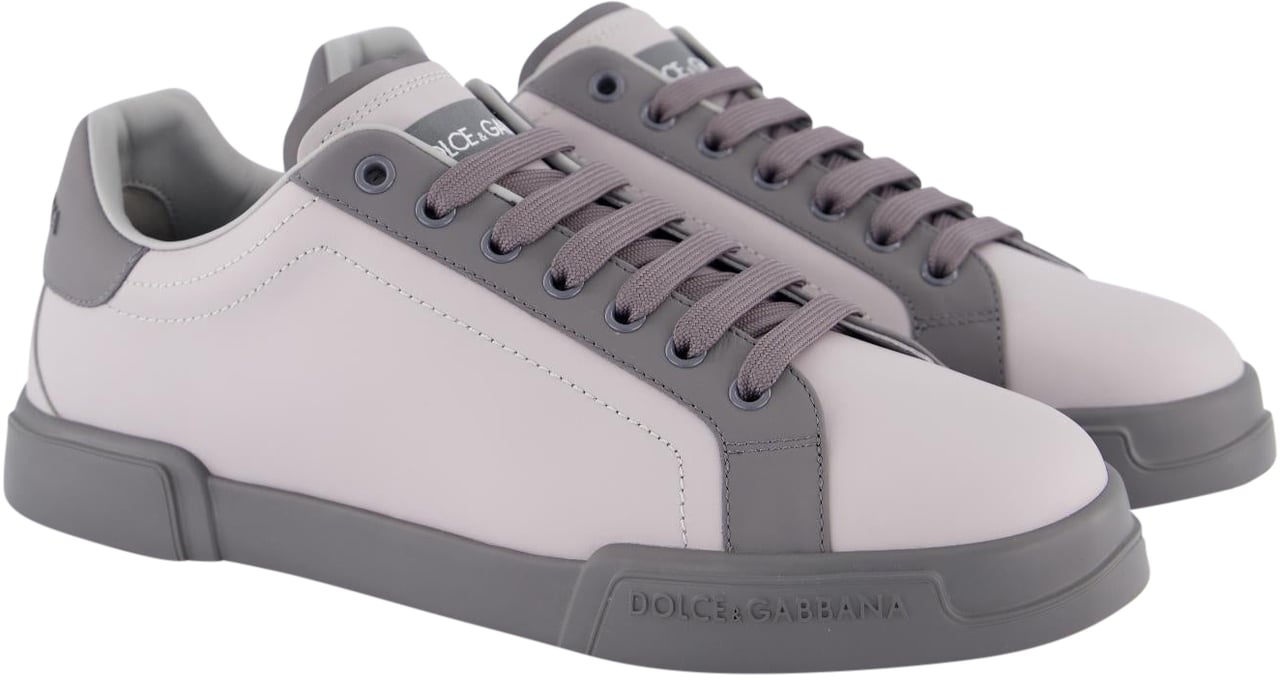 Dolce & Gabbana Heren Portofino Sneakers Grijs Grijs