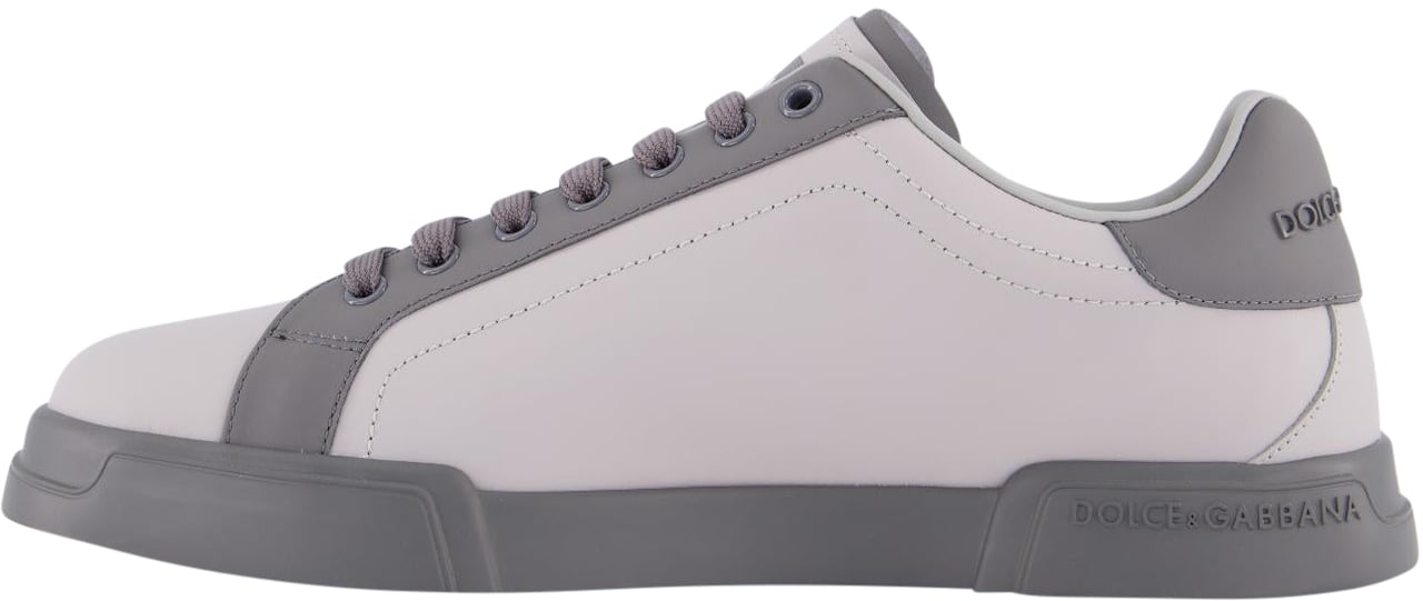 Dolce & Gabbana Heren Portofino Sneakers Grijs Grijs
