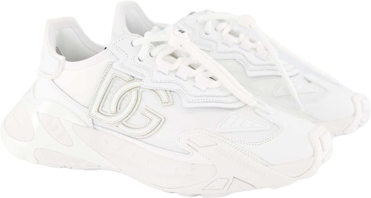 Dolce & Gabbana Heren Day Faster Sneakers Wit Wit