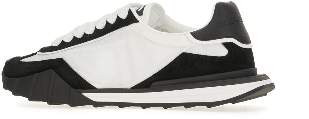 Dolce & Gabbana Dolce&gabbana Two-tone suede and nylon DG Athletic sneakers Divers