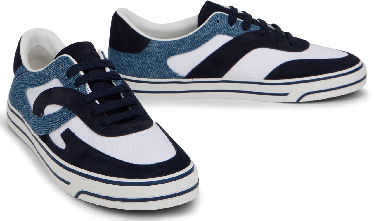 Dolce & Gabbana Sneaker DG sailing in canvas Blauw