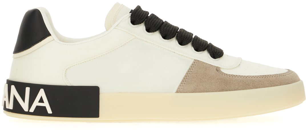 Dolce & Gabbana Dolce&gabbana Multicolor leather and fabric Portofino sneakers Divers