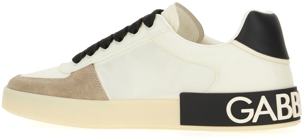 Dolce & Gabbana Dolce&gabbana Multicolor leather and fabric Portofino sneakers Divers