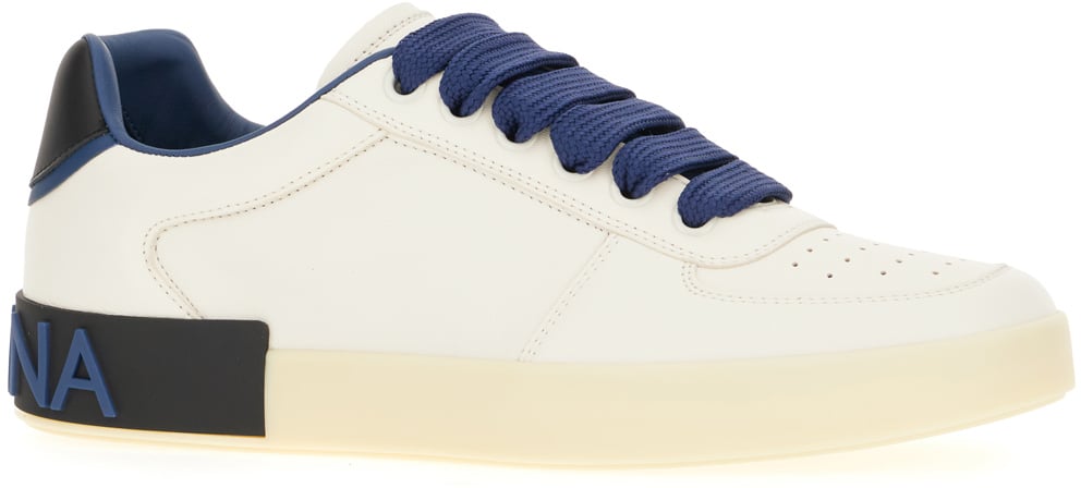 Dolce & Gabbana Dolce&gabbana White leather Portofino sneakers Divers
