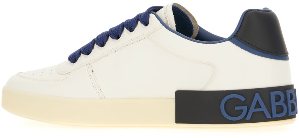 Dolce & Gabbana Dolce&gabbana White leather Portofino sneakers Divers