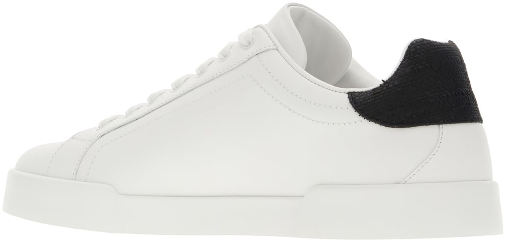 Dolce & Gabbana Dolce&gabbana White leather sneakers Wit