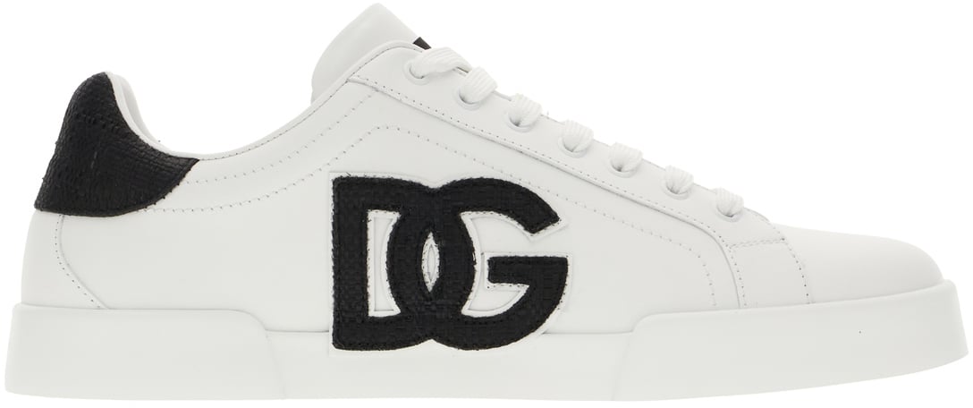 Dolce & Gabbana Dolce&gabbana White leather sneakers Wit