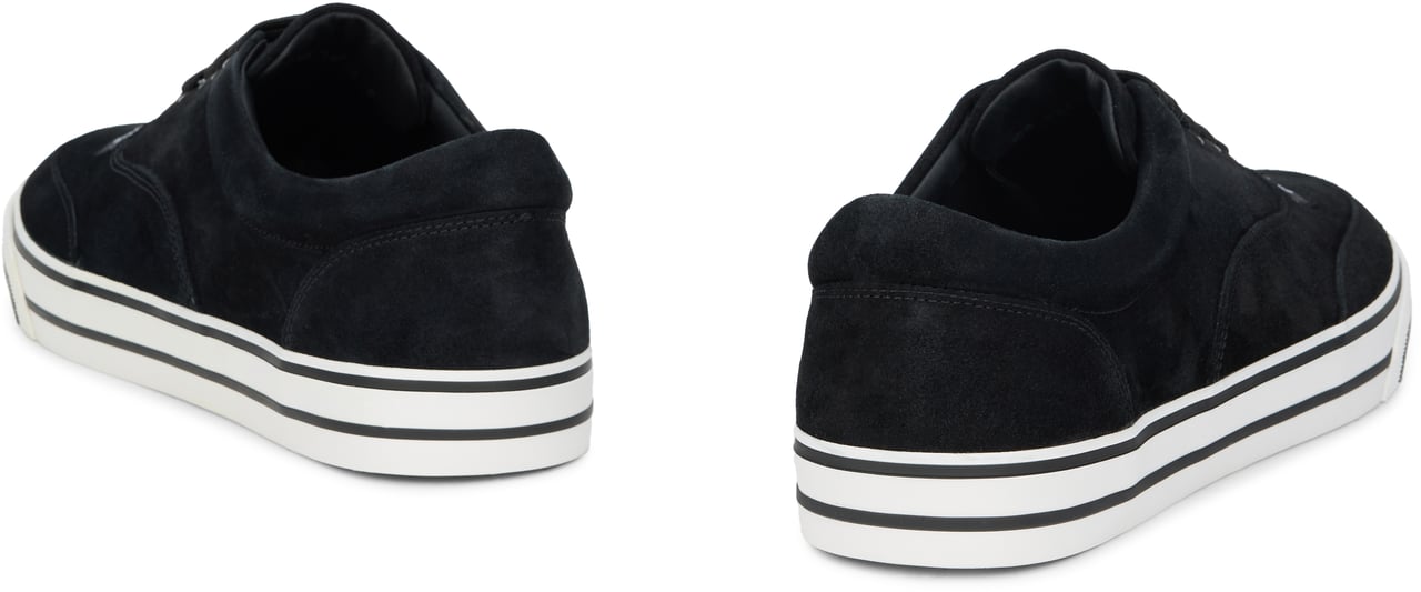Dolce & Gabbana Low-top sneakers in suede Zwart