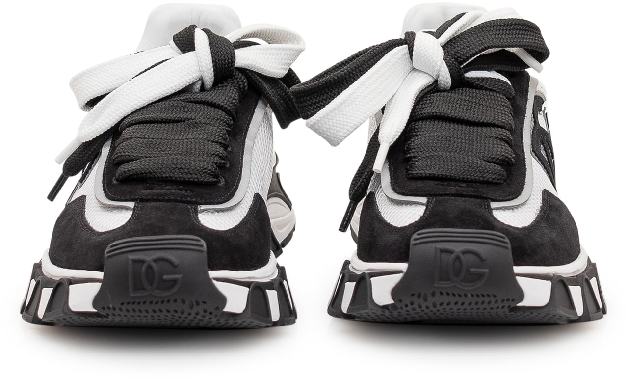 Dolce & Gabbana Sneaker Bassa Black & White Zwart