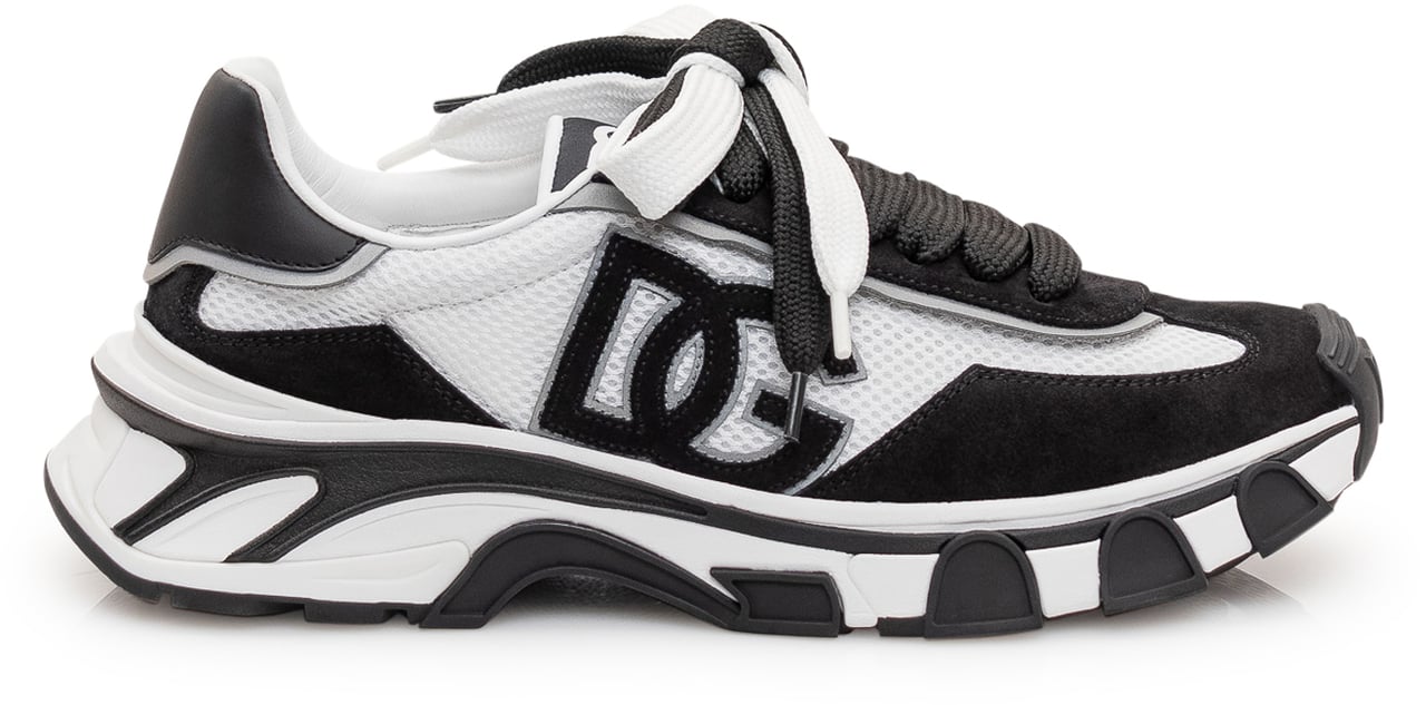 Dolce & Gabbana Sneaker Bassa Black & White Zwart