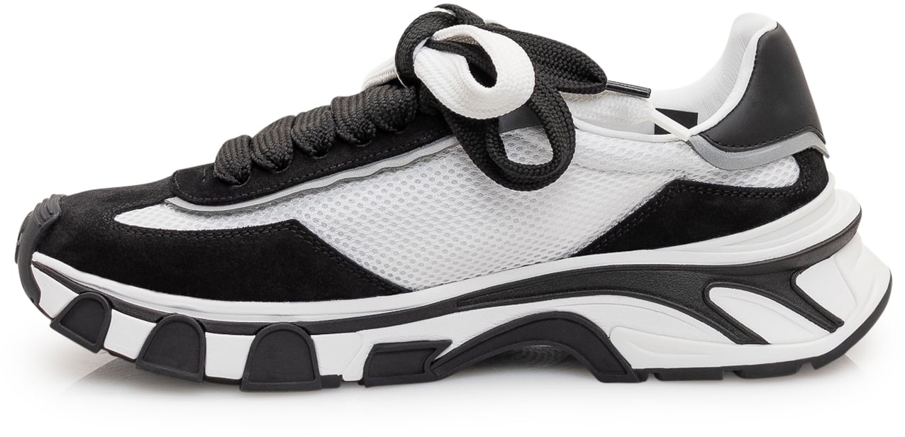Dolce & Gabbana Sneaker Bassa Black & White Zwart