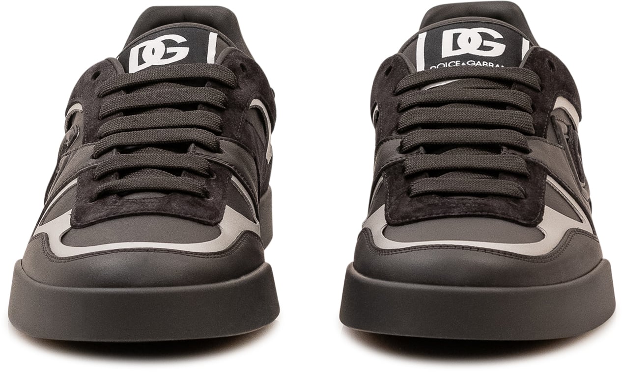 Dolce & Gabbana Sneaker Bassa con Pannelli Zwart