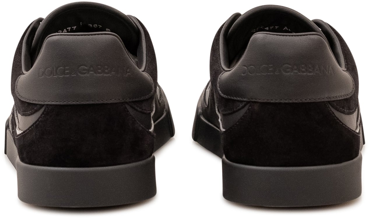 Dolce & Gabbana Sneaker Bassa con Pannelli Zwart