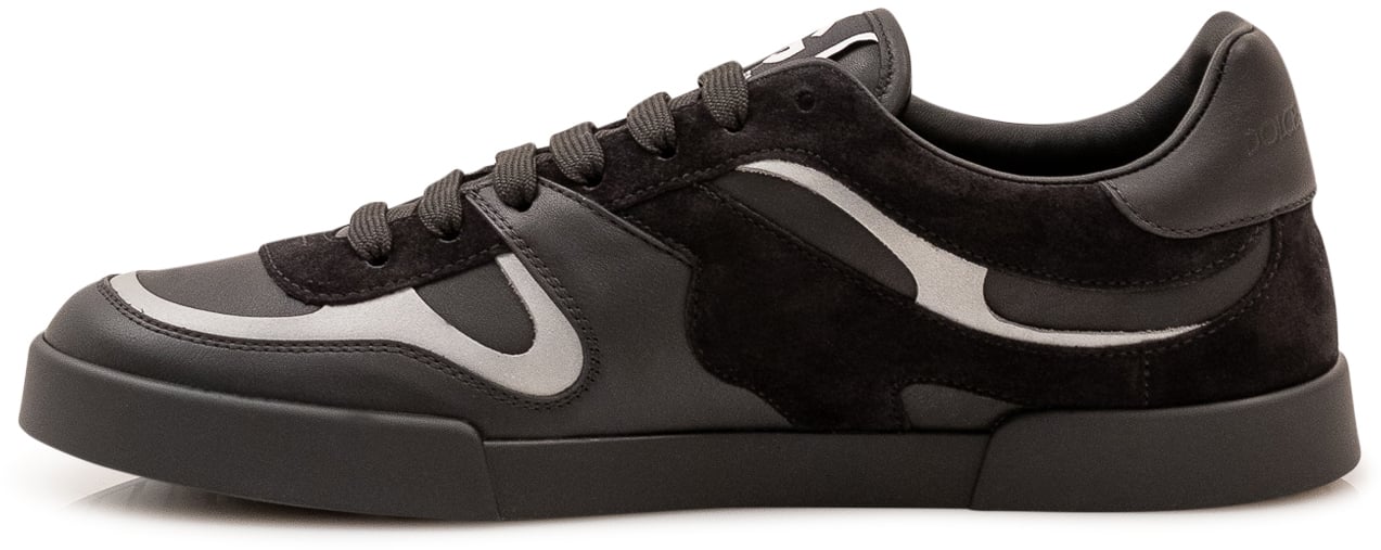 Dolce & Gabbana Sneaker Bassa con Pannelli Zwart