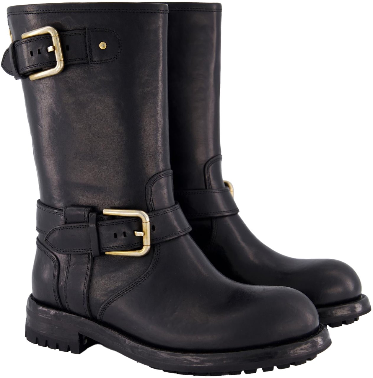 Dolce & Gabbana Dames Biker Boots Like A Virgin Zwart