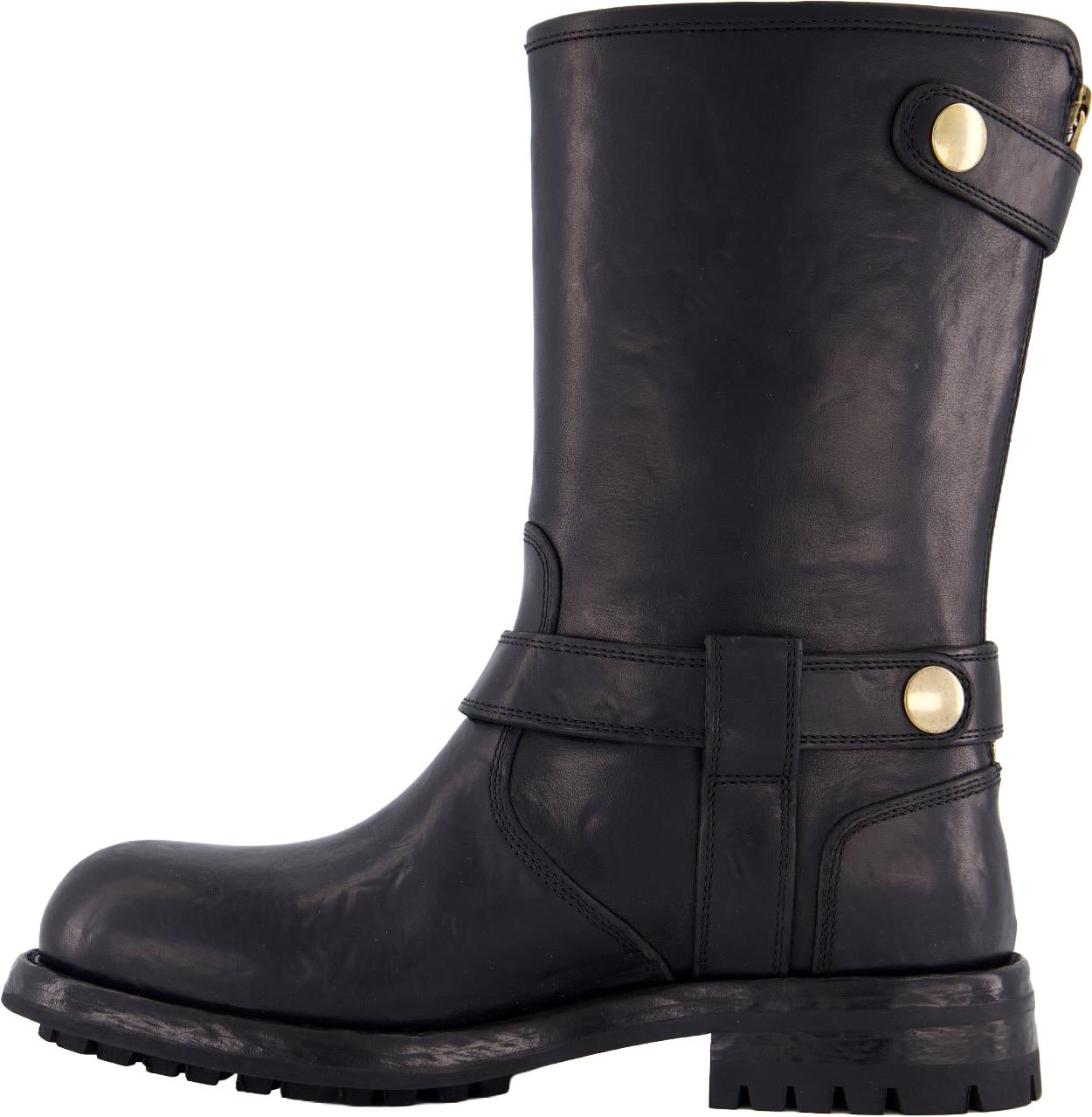 Dolce & Gabbana Dolce&Gabbana Dames Biker Boots Like A Virgin Zwart