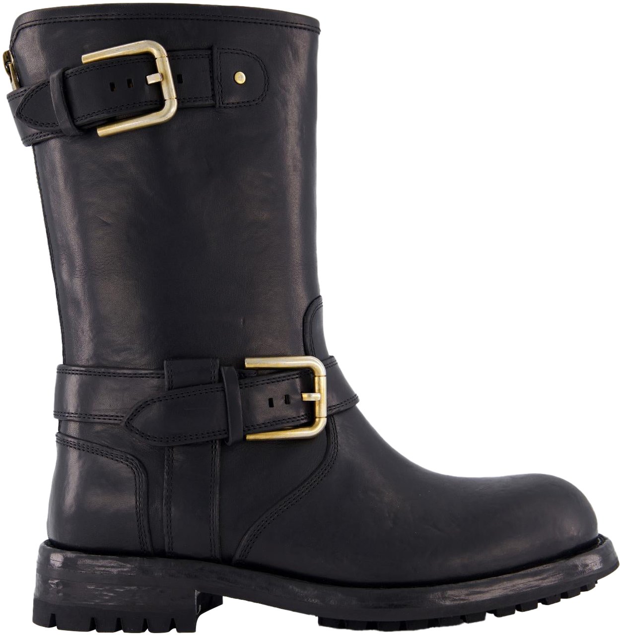 Dolce & Gabbana Dames Biker Boots Like A Virgin Zwart