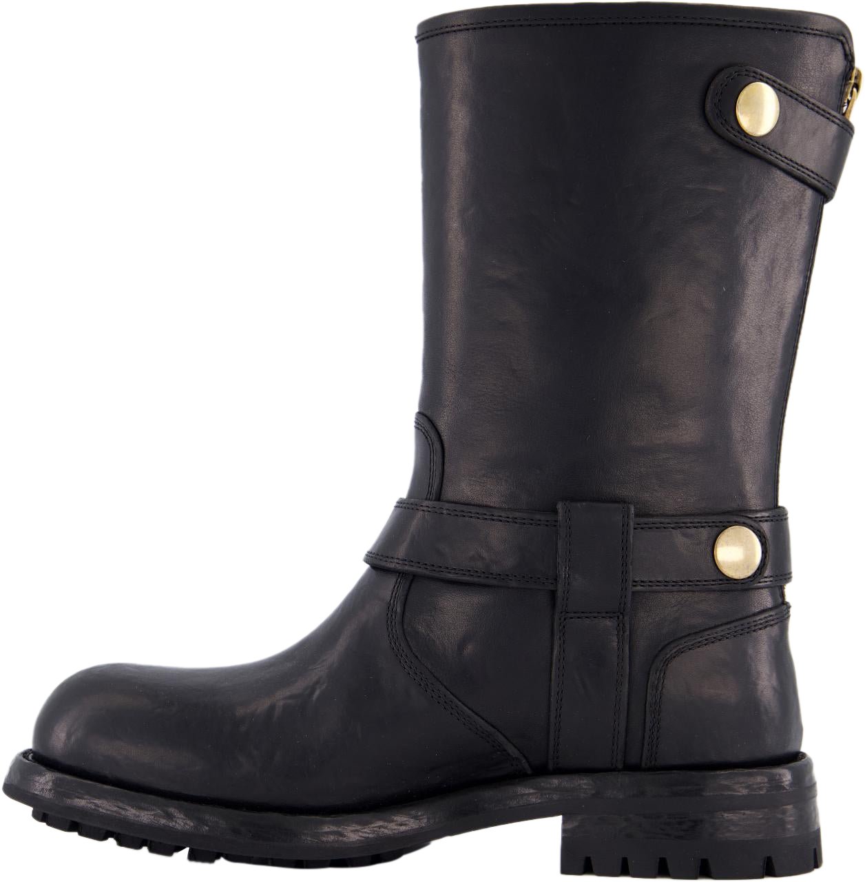 Dolce & Gabbana Dames Biker Boots Like A Virgin Zwart