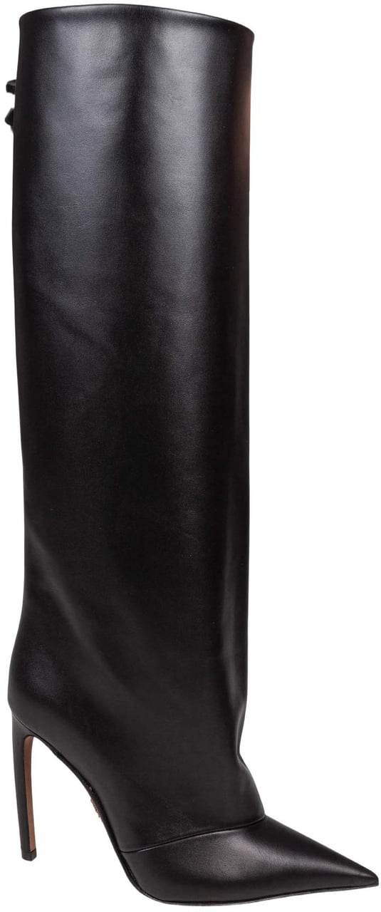 Dolce & Gabbana Dolce & gabbana devotion leather boot, black Zwart