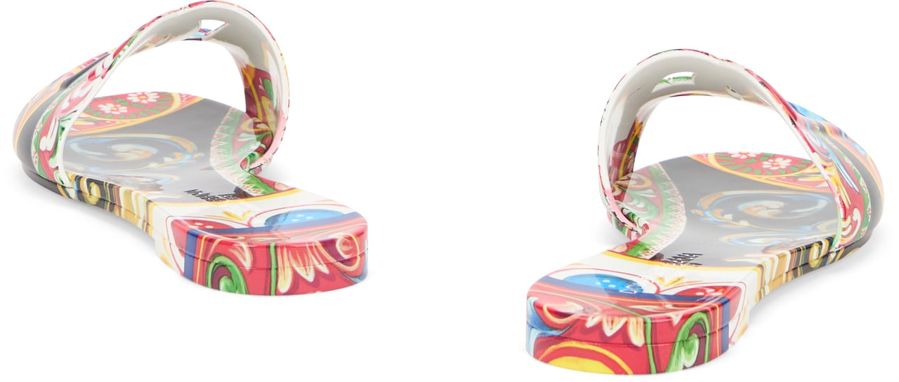 Dolce & Gabbana Slide beachwear in printed rubber Divers
