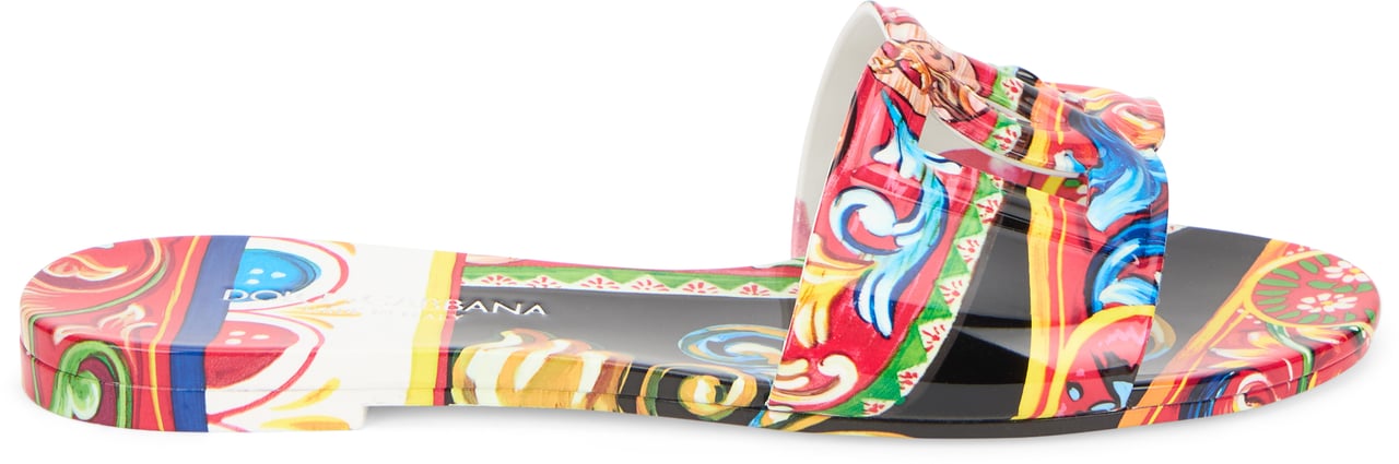 Dolce & Gabbana Slide beachwear in printed rubber Divers