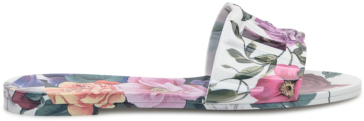 Dolce & Gabbana Sandali Flat Floreali Divers