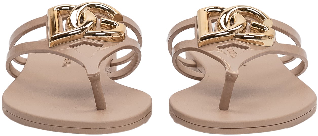 Dolce & Gabbana Beachwear Gomma Beige