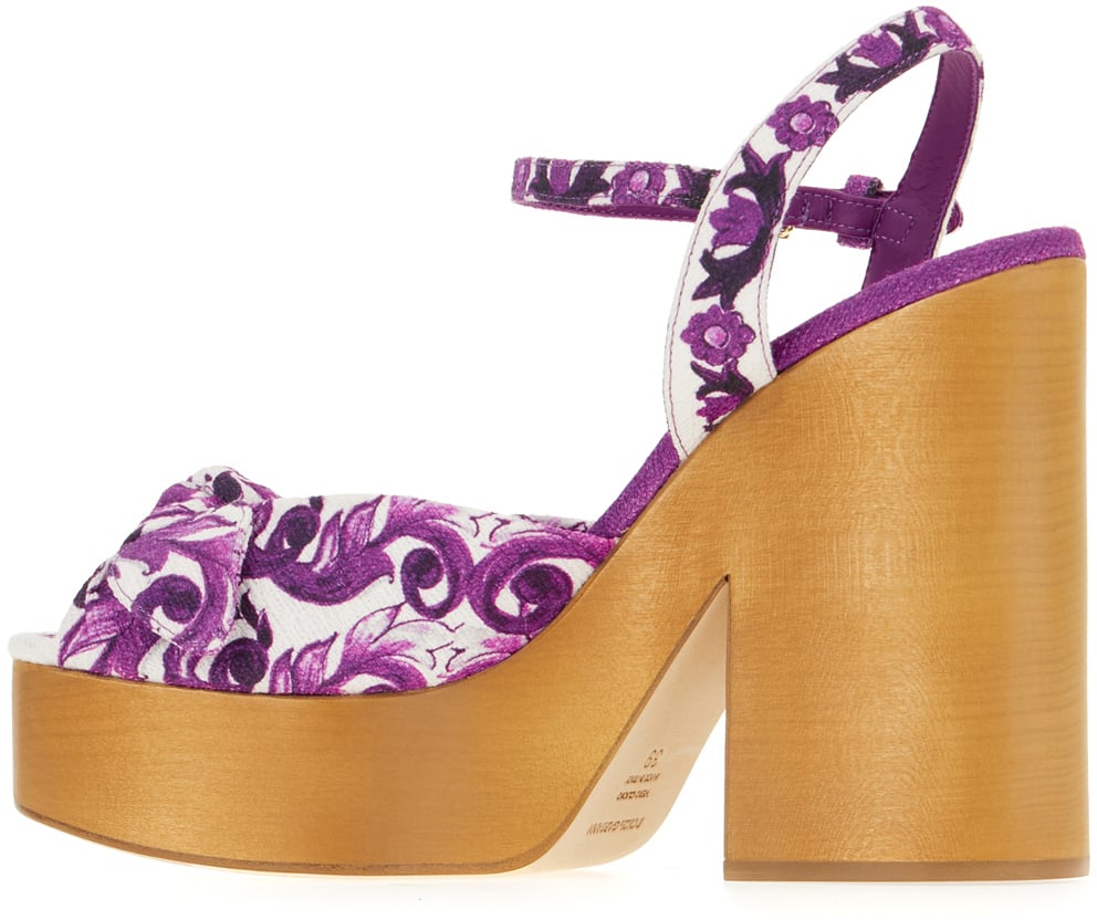 Dolce & Gabbana Dolce&gabbana Embroidered fabric sandals Divers