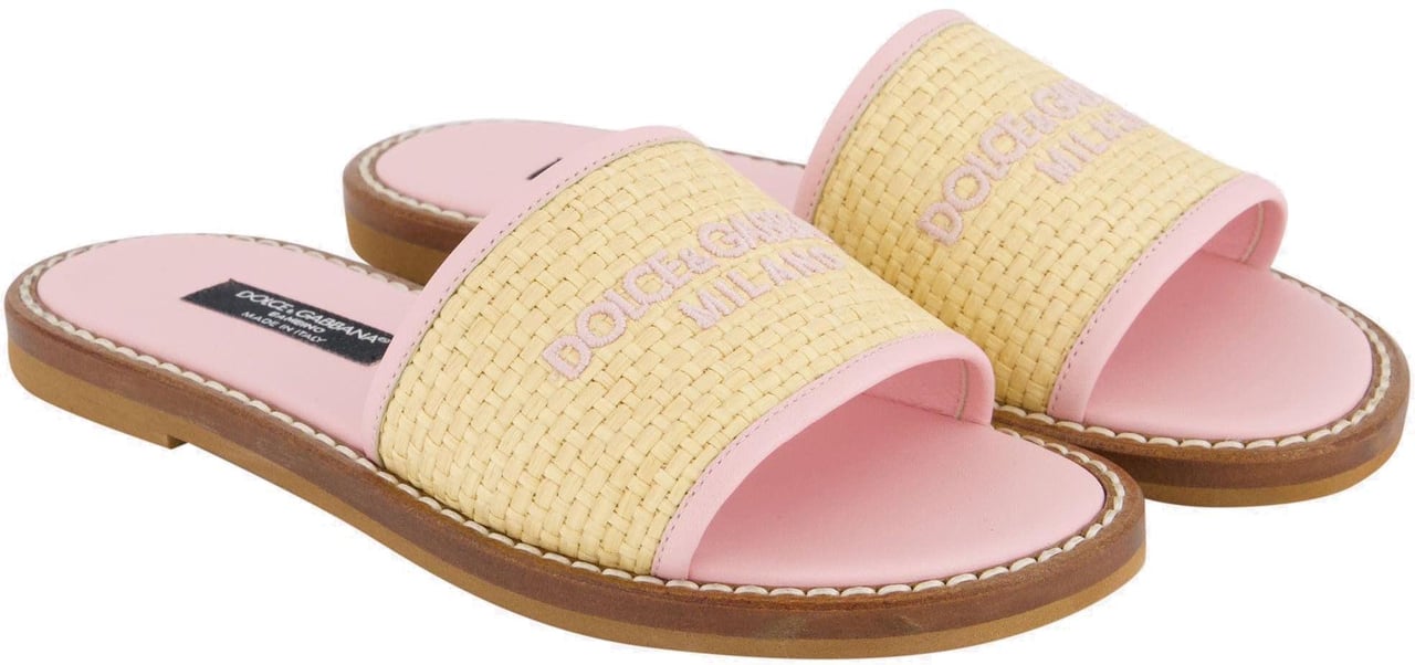 Dolce & Gabbana Dolce & Gabbana Meisjes Slippers In Beige Beige