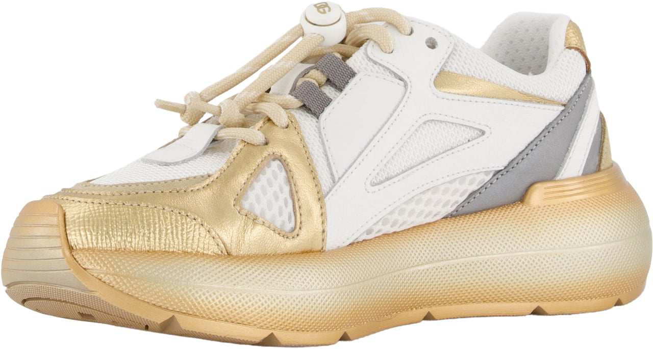Dolce & Gabbana Dolce & Gabbana Meisjes Sneakers In Goud Metallic