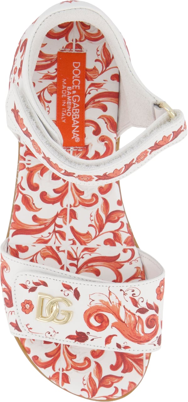 Dolce & Gabbana Meisjes Sandalen In Oranje Oranje