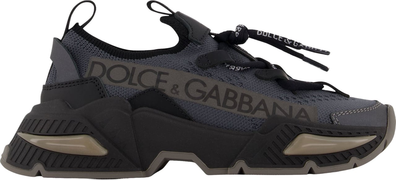 Dolce & Gabbana Unisex Sneakers In Antraciet Zwart