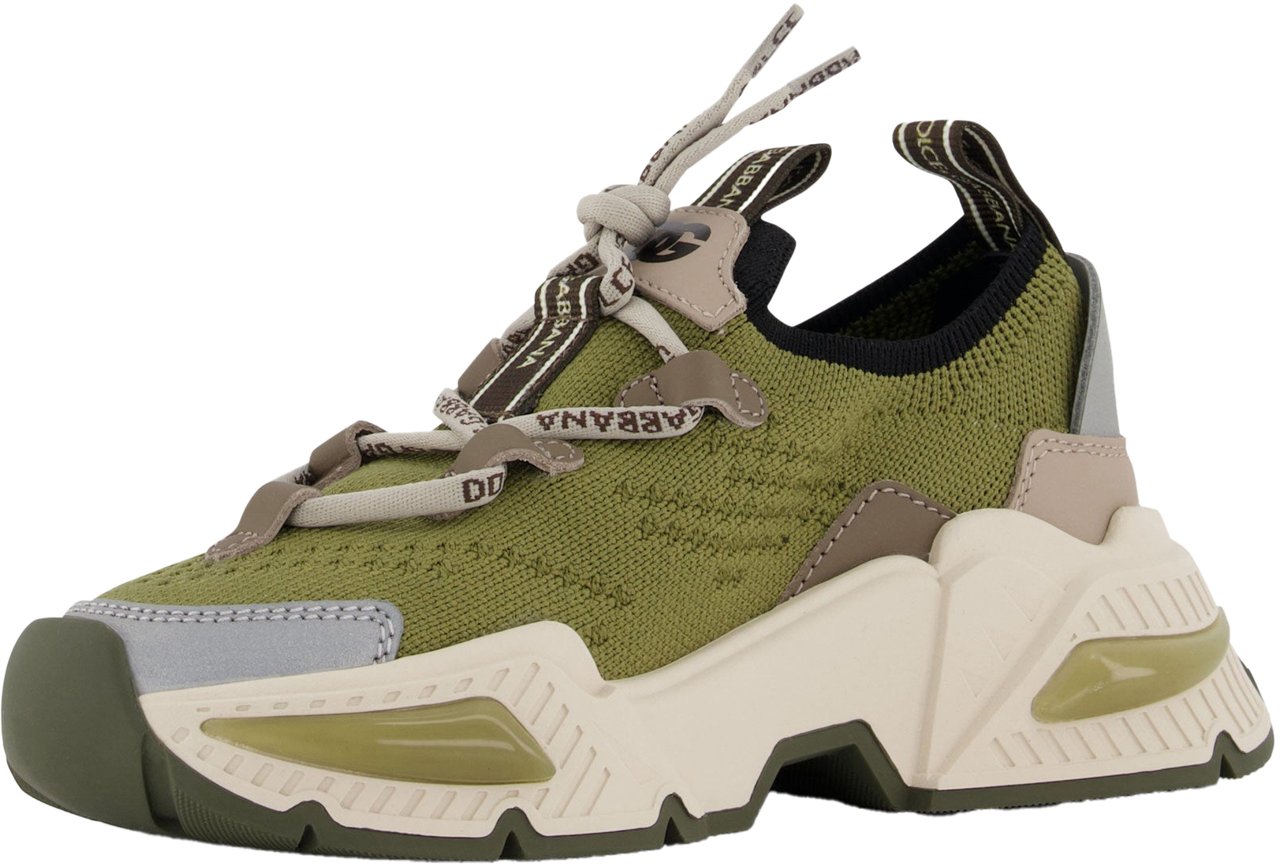 Dolce & Gabbana Dolce & Gabbana Unisex Sneakers In Licht Groen Groen